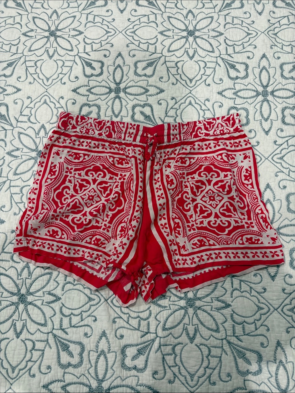 Hot Pink Printed Women’s Shorts